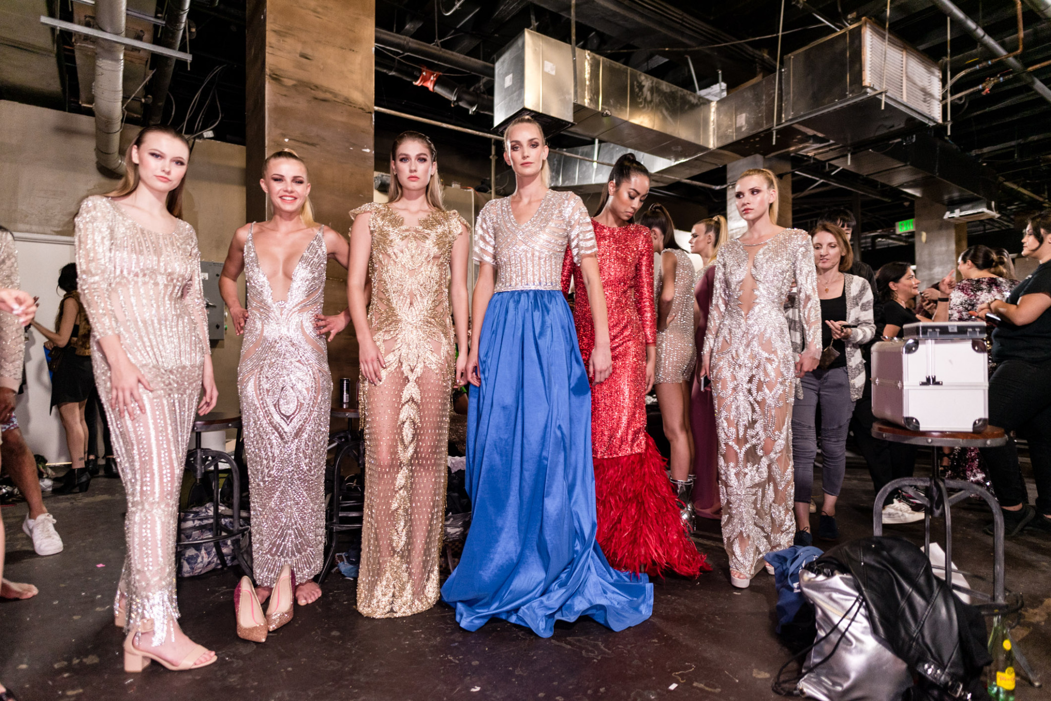 Backstage Fashion Week w LA